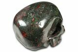 Polished Dragon's Blood Jasper Skull - South Africa #382195-4